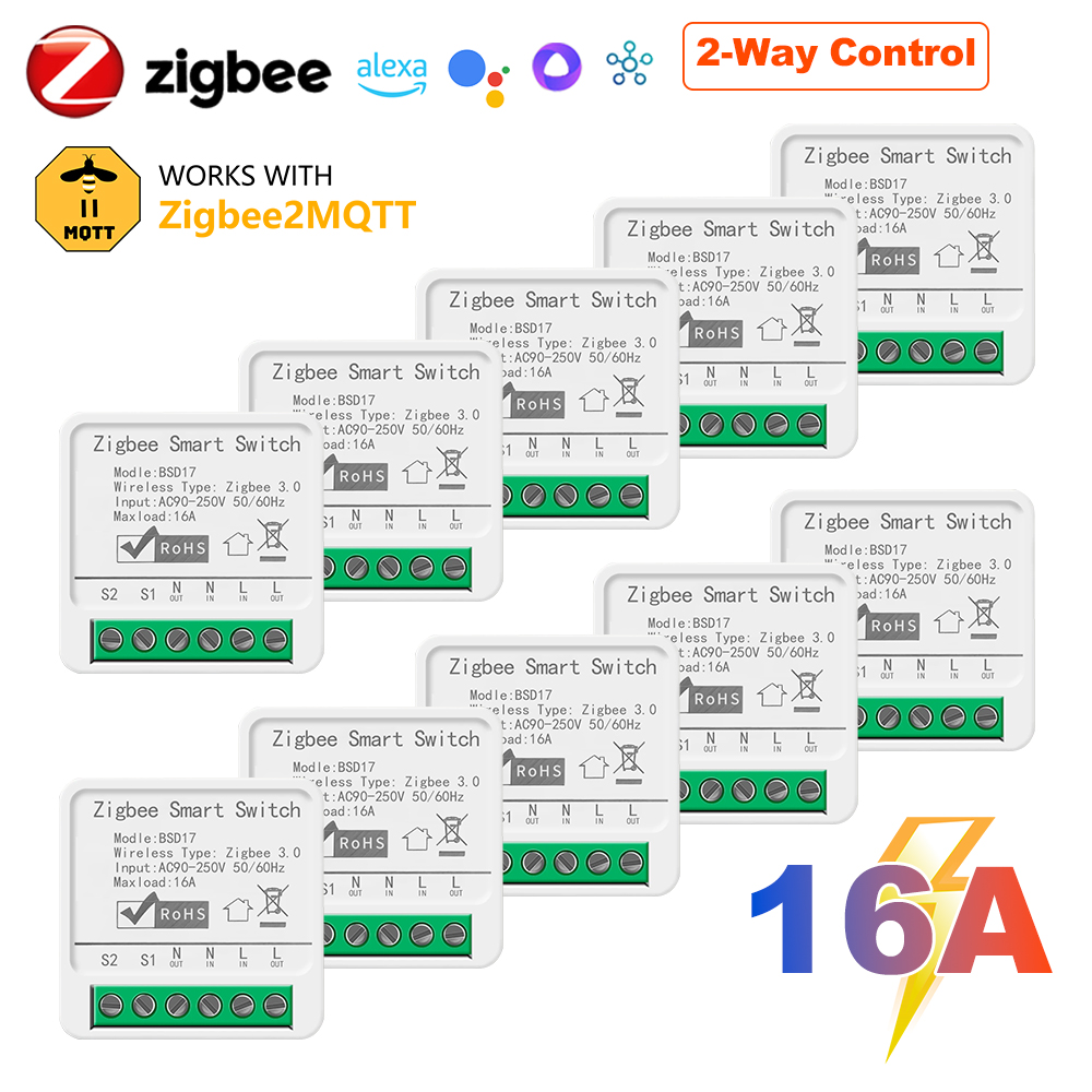 Smart Home Automation Diy - 16A ZigBee3.0 Smart Light Switch, Home