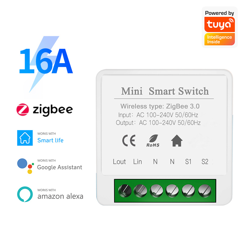 Smart Home Automation Diy - 16A Zigbee 3.0 DIY Mini Công