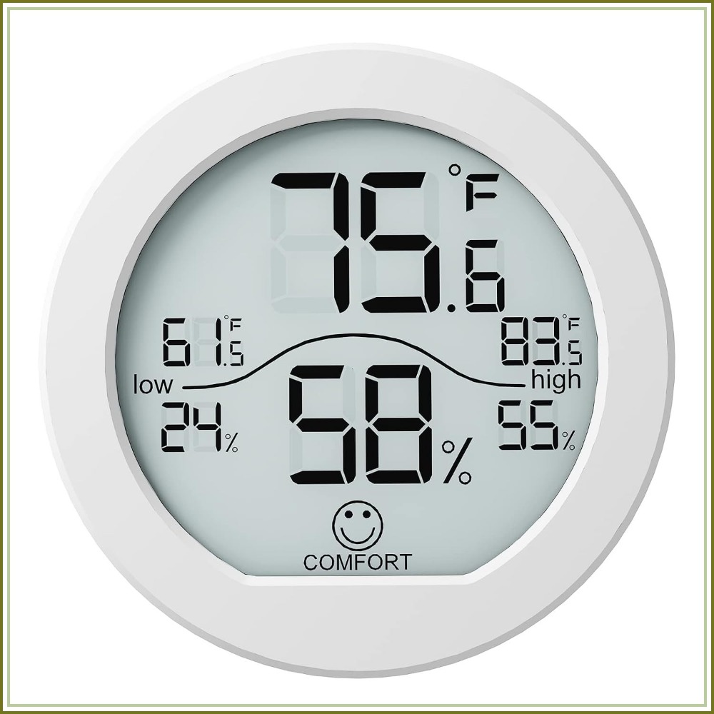 Temperature Humidity Sensor - Digital Hygrometer Thermometer for Room Temperature