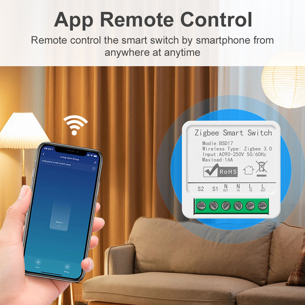 16A ZigBee3.0 Smart Light Swit - đánh giá và giá Smart Home Automation Diy