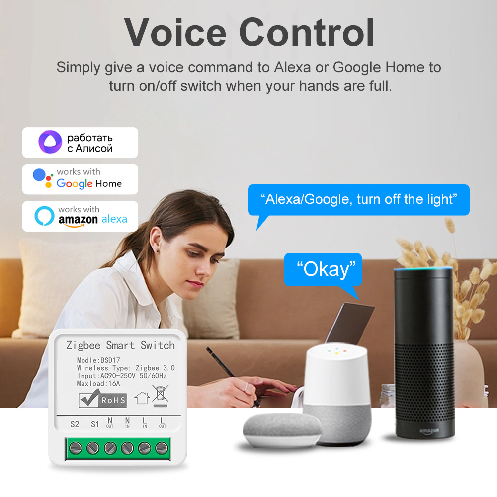 16A ZigBee3.0 Smart Light Swit - đánh giá và giá Smart Home Automation Diy