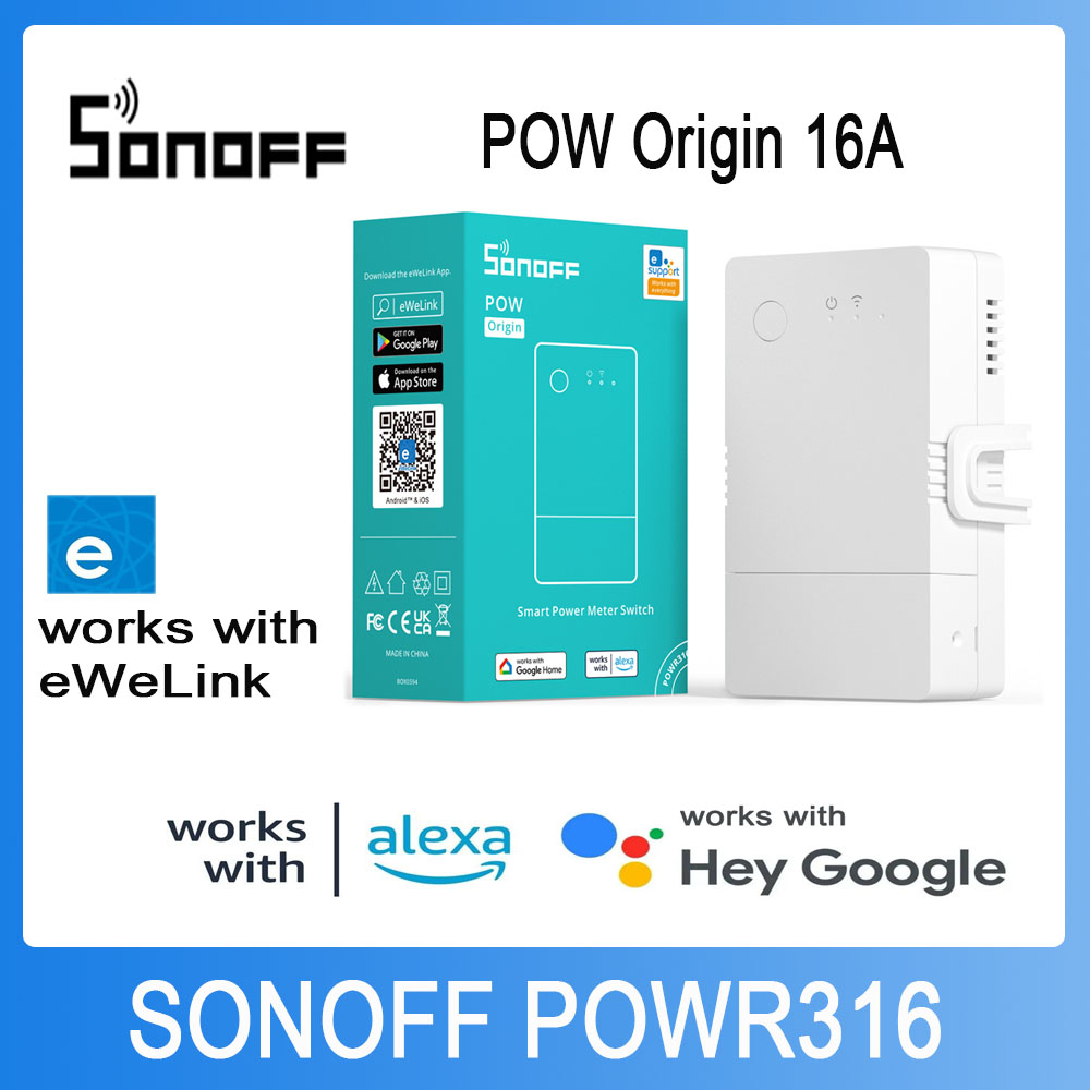 SONOFF POWR316 Pow Origin  Sma - đánh giá và giá Sonoff Basic Switch
