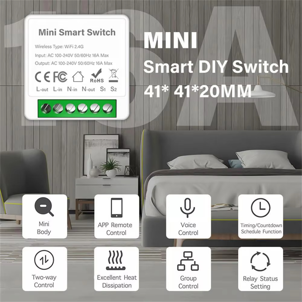 WiFi Zigbee3.0 Mini Smart Swit - đánh giá và giá Smart Home Automation Diy