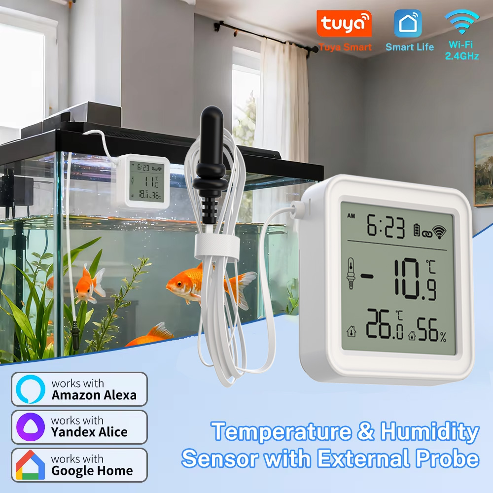 Tuya WiFi Temperature Humidity - đánh giá và giá Temperature Humidity Sensor