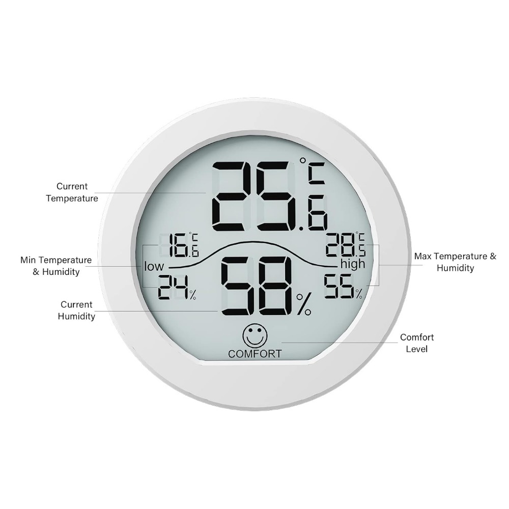 Digital Hygrometer Thermometer - đánh giá và giá Temperature Humidity Sensor